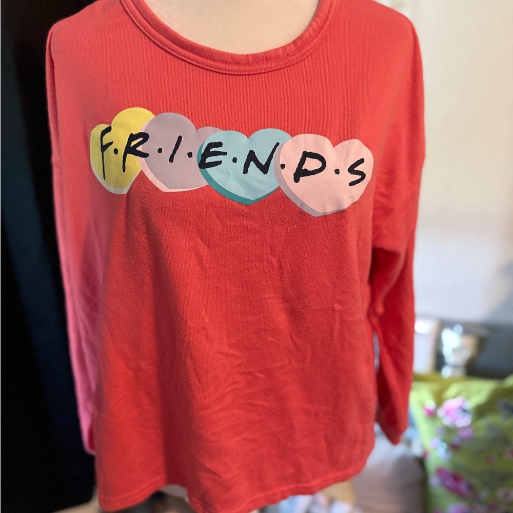 FRIENDS Pink Long Sleeve Sweater